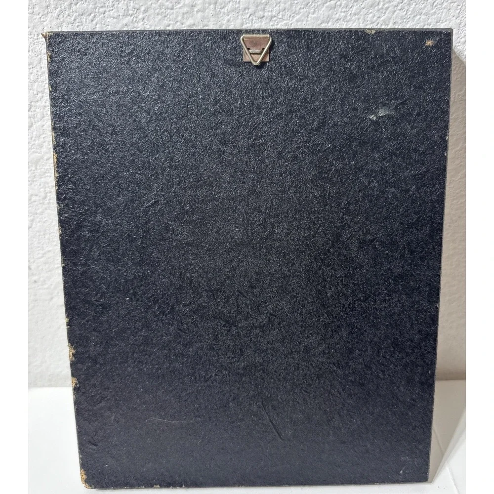 Vtg Icon Jesus Christ Wood Metal Hang Picture 3D Orthodox Panno 6"x8" Wall Decor - Picture 5 of 15